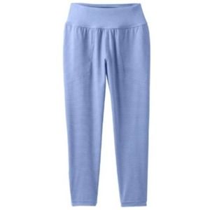 Prana Mahala Capri Joggers Leggings Blue Stripe Size Small